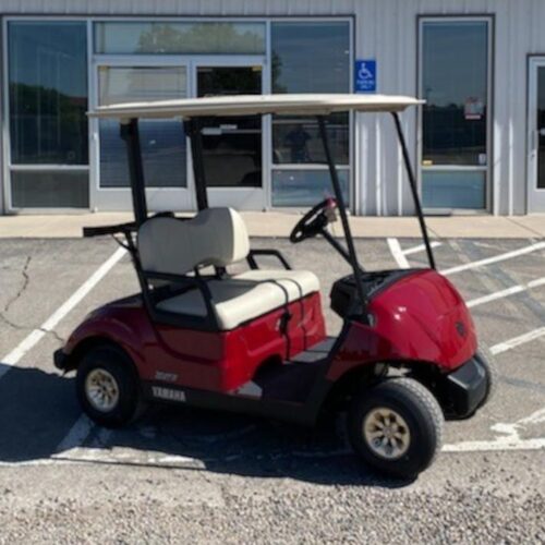 2021 Yamaha Drive 2 AC Electric Garnet Red | Masek Rocky Mountain Golf Cars