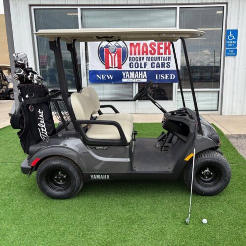 2025 Yamaha Drive2 PTV QuieTech Carbon Metallic | Masek Rocky Mountain Golf Cars
