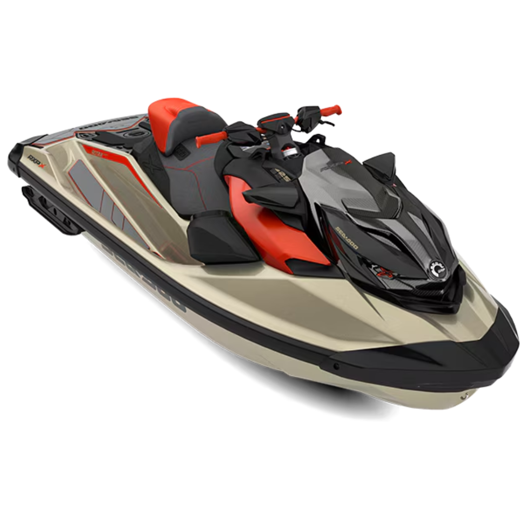 Sea-Doo RXP-X RS 325 2025 (Tech Package) (Metallic Tan & Lava Red) - Marsh Powersports