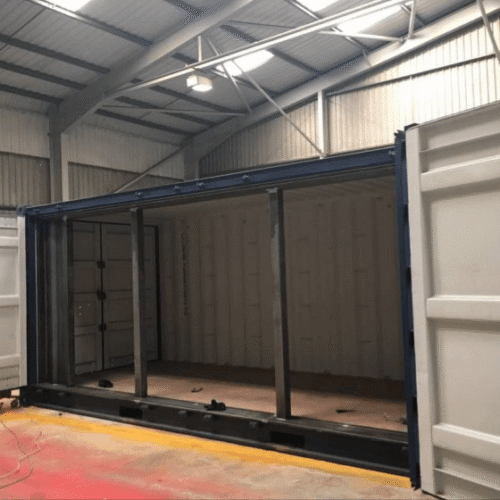 used 20ft open side shipping containers